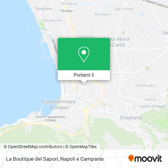 Mappa La Boutique del Sapori