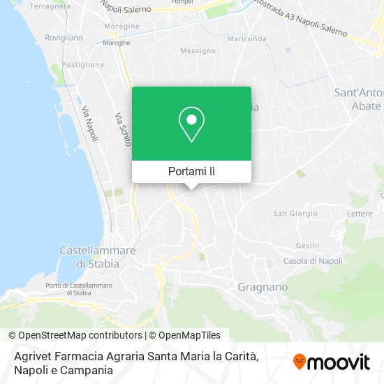 Mappa Agrivet Farmacia Agraria Santa Maria la Carità