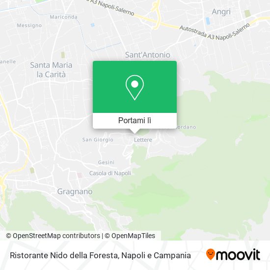 Mappa Ristorante Nido della Foresta