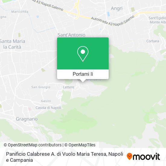 Mappa Panificio Calabrese A. di Vuolo Maria Teresa