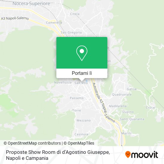 Mappa Proposte Show Room di d'Agostino Giuseppe