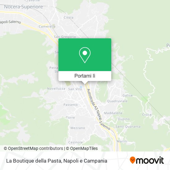 Mappa La Boutique della Pasta