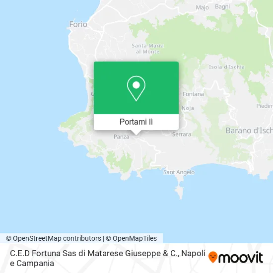 Mappa C.E.D Fortuna Sas di Matarese Giuseppe & C.