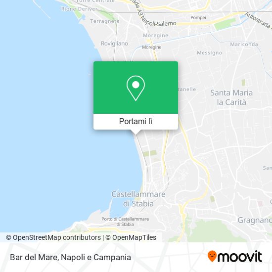 Mappa Bar del Mare