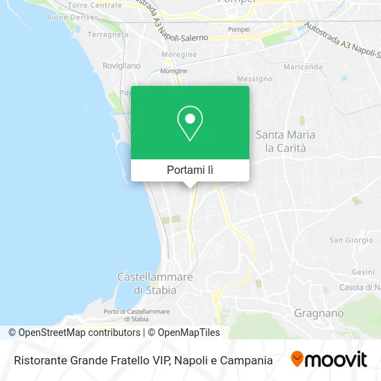 Mappa Ristorante Grande Fratello VIP