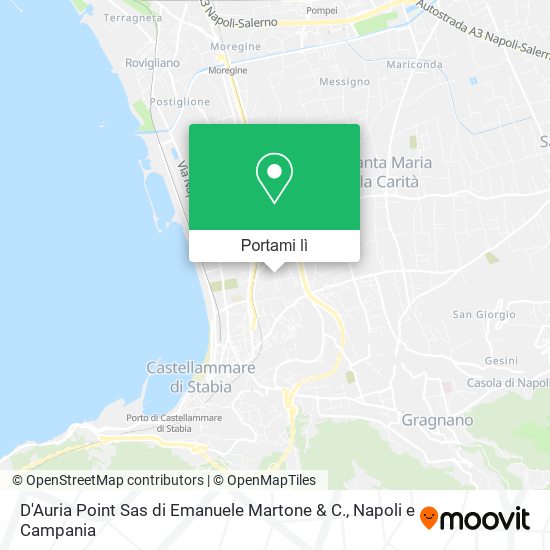 Mappa D'Auria Point Sas di Emanuele Martone & C.