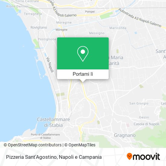 Mappa Pizzeria Sant'Agostino