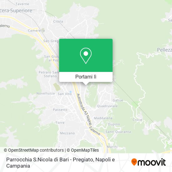 Mappa Parrocchia S.Nicola di Bari - Pregiato