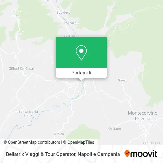 Mappa Bellatrix Viaggi & Tour Operator