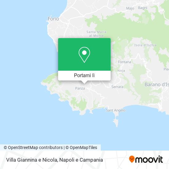 Mappa Villa Giannina e Nicola