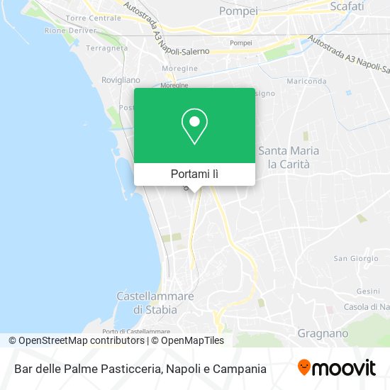 Mappa Bar delle Palme Pasticceria
