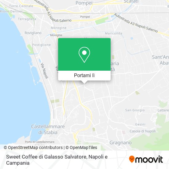Mappa Sweet Coffee di Galasso Salvatore