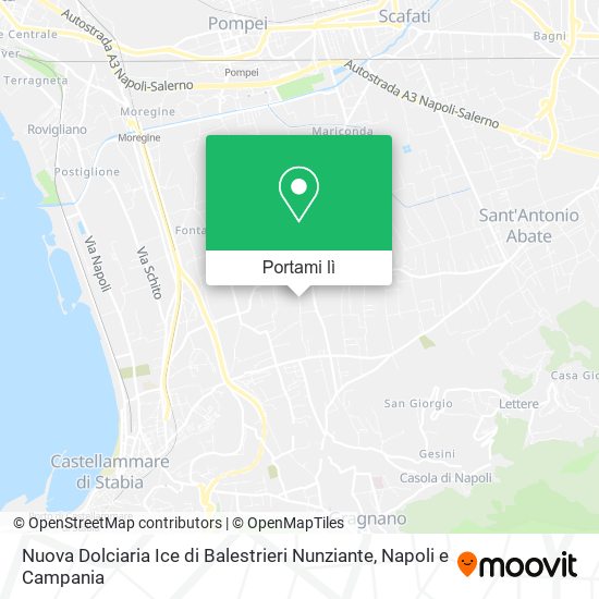 Mappa Nuova Dolciaria Ice di Balestrieri Nunziante