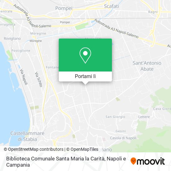 Mappa Biblioteca Comunale Santa Maria la Carità