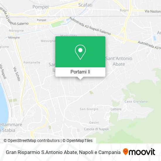 Mappa Gran Risparmio S.Antonio Abate