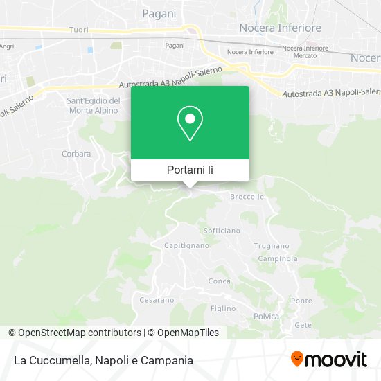 Mappa La Cuccumella