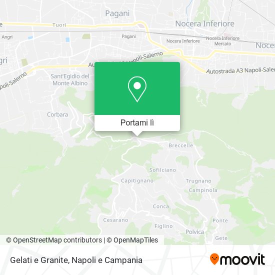 Mappa Gelati e Granite