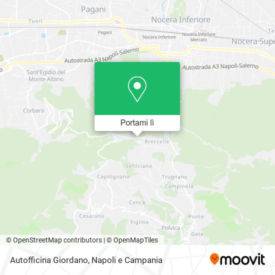 Mappa Autofficina Giordano