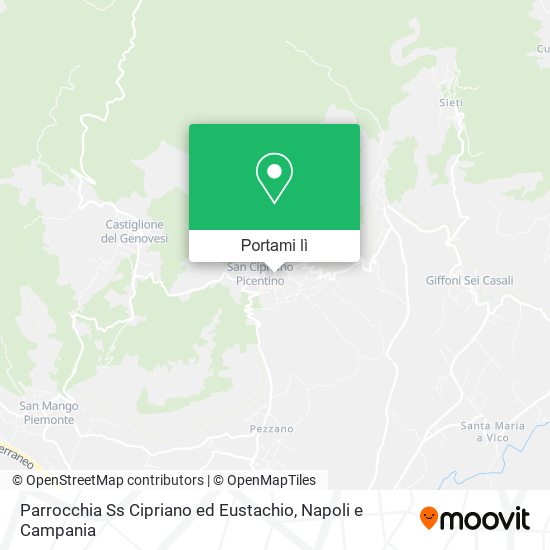 Mappa Parrocchia Ss Cipriano ed Eustachio