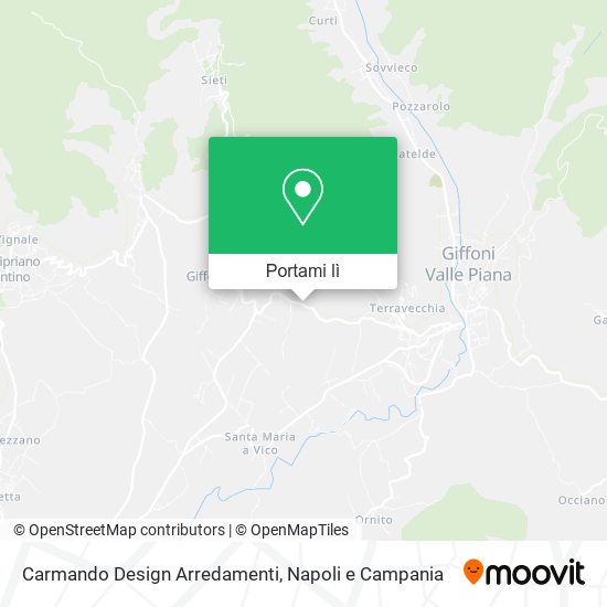 Mappa Carmando Design Arredamenti