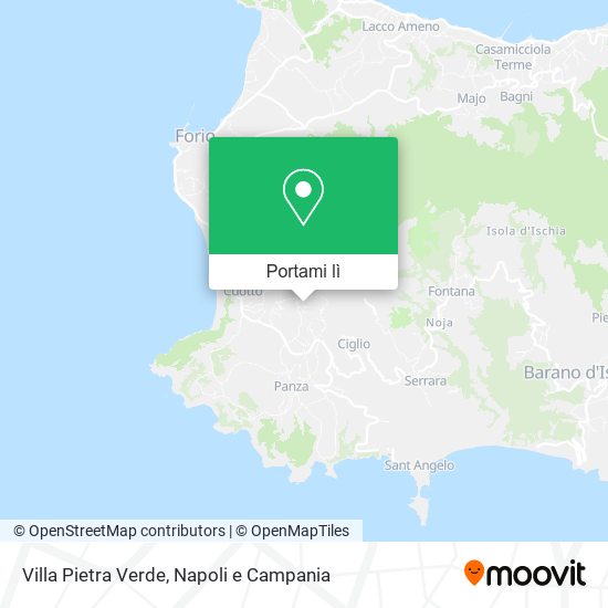 Mappa Villa Pietra Verde