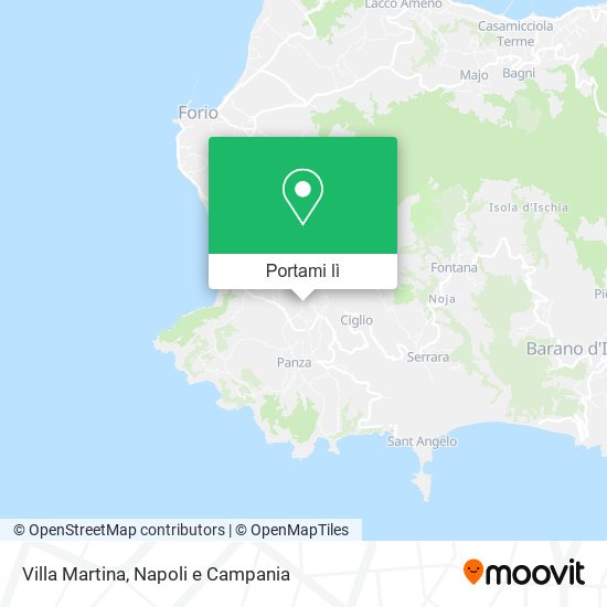 Mappa Villa Martina