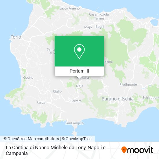 Mappa La Cantina di Nonno Michele da Tony