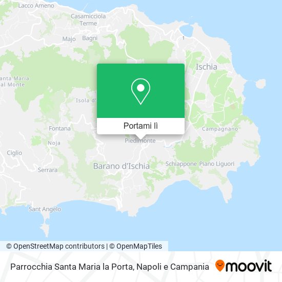 Mappa Parrocchia Santa Maria la Porta