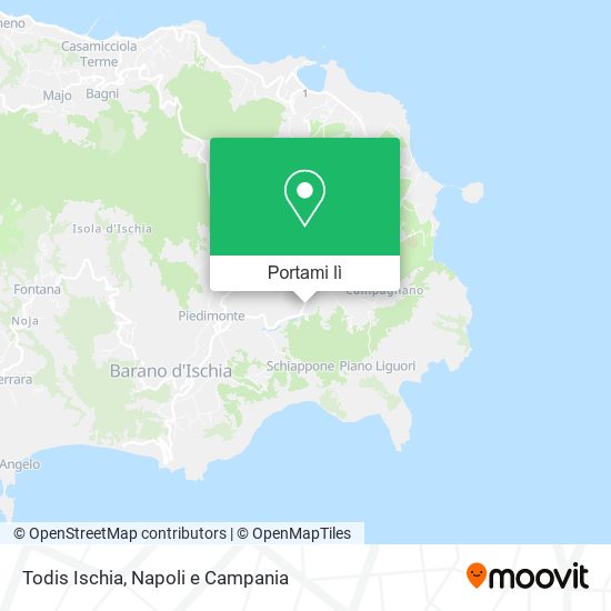Mappa Todis Ischia