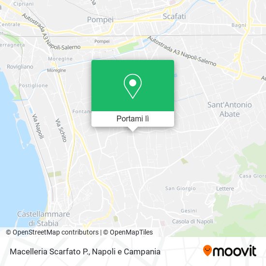 Mappa Macelleria Scarfato P.