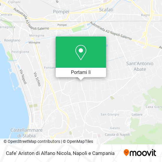 Mappa Cafe' Ariston di Alfano Nicola