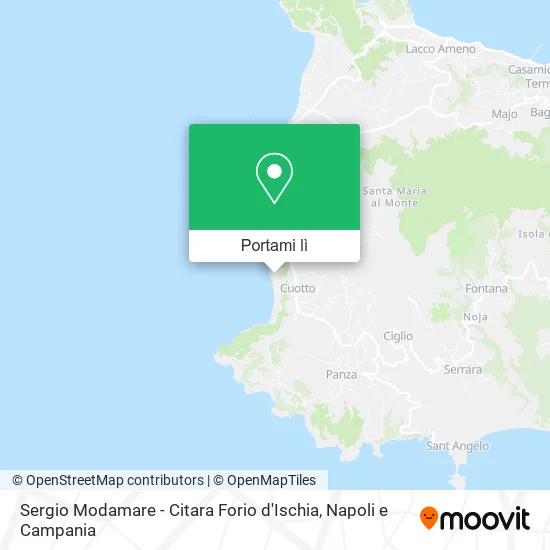 Mappa Sergio Modamare - Citara Forio d'Ischia
