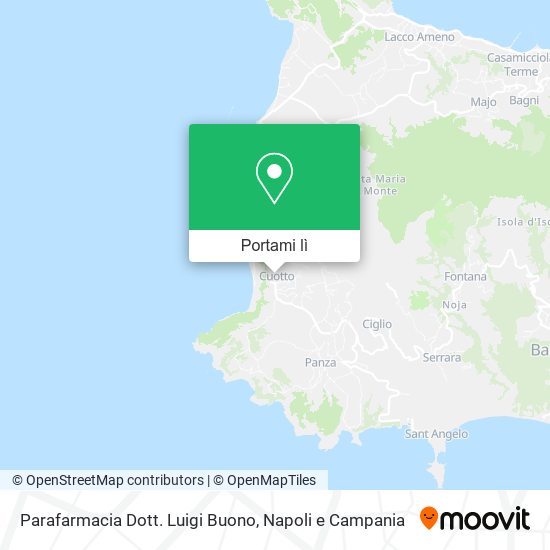Mappa Parafarmacia Dott. Luigi Buono