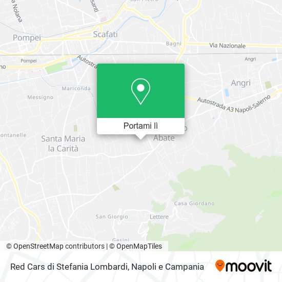 Mappa Red Cars di Stefania Lombardi