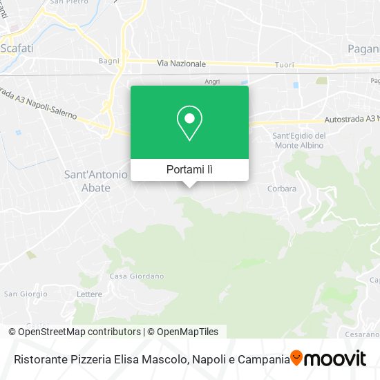 Mappa Ristorante Pizzeria Elisa Mascolo
