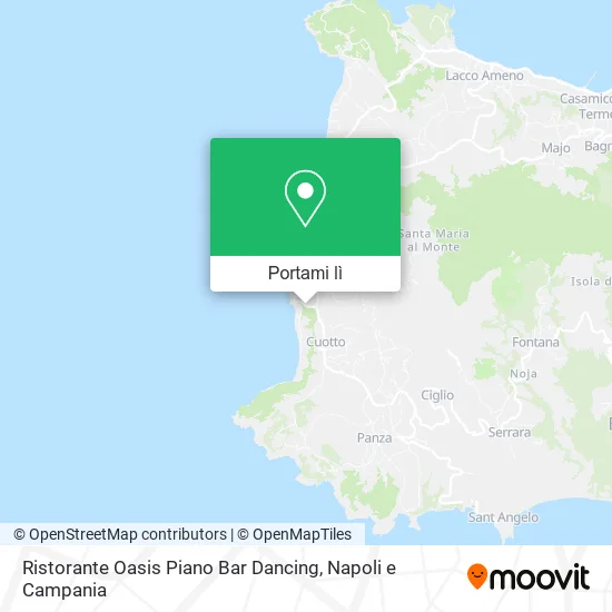 Mappa Ristorante Oasis Piano Bar Dancing