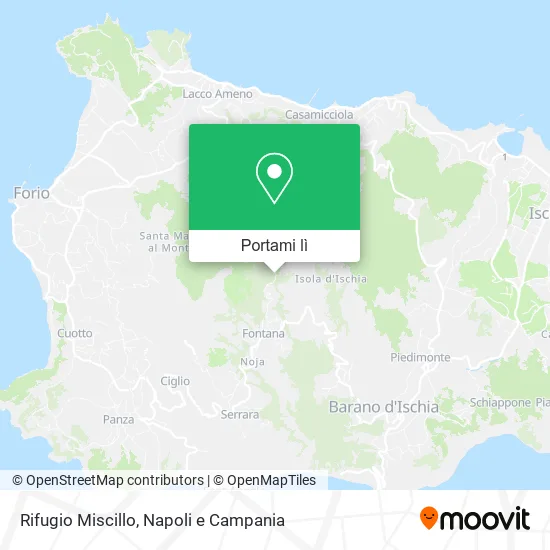 Mappa Rifugio Miscillo