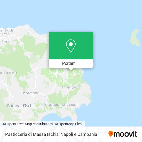 Mappa Pasticceria di Massa Ischia