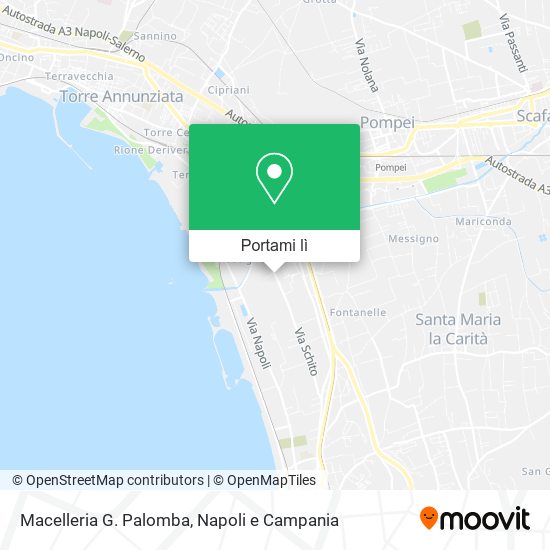 Mappa Macelleria G. Palomba