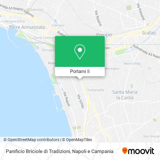 Mappa Panificio Briciole di Tradizioni