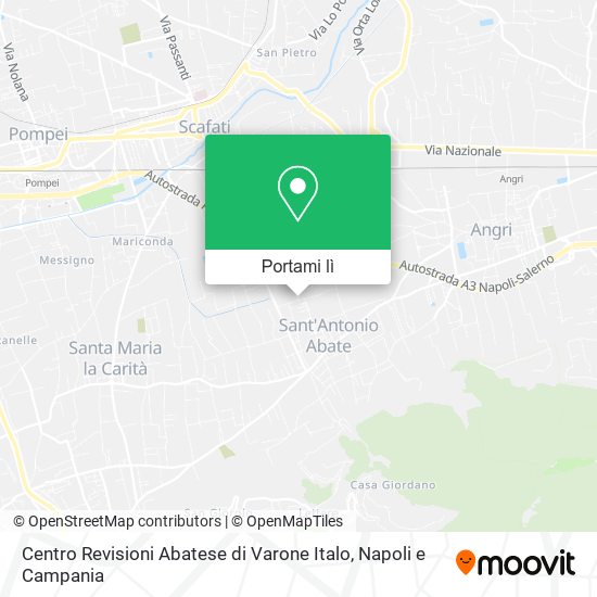 Mappa Centro Revisioni Abatese di Varone Italo