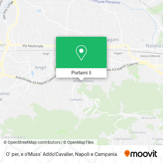 Mappa O' per, e o'Muss' Addo'Cavalier