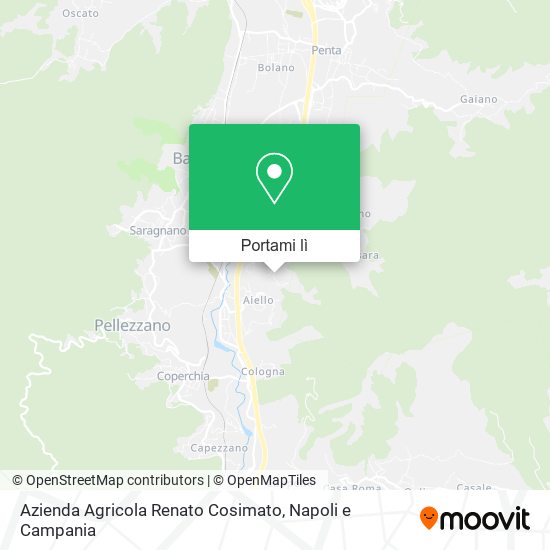 Mappa Azienda Agricola Renato Cosimato