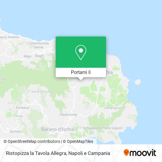 Mappa Ristopizza la Tavola Allegra