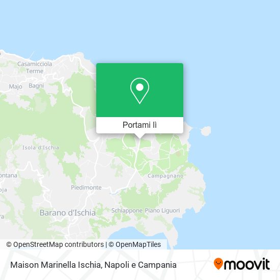 Mappa Maison Marinella Ischia