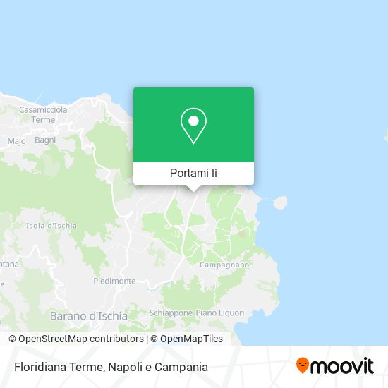 Mappa Floridiana Terme