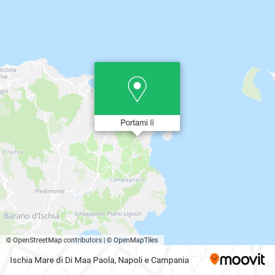 Mappa Ischia Mare di Di Maa Paola