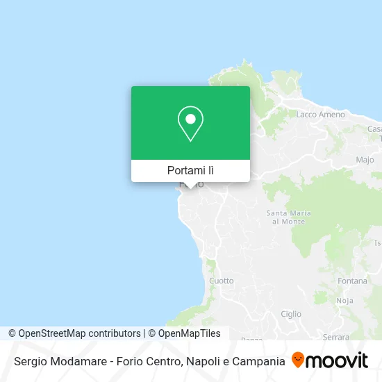 Mappa Sergio Modamare - Forio Centro