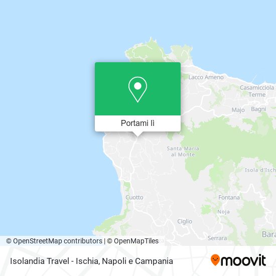 Mappa Isolandia Travel - Ischia