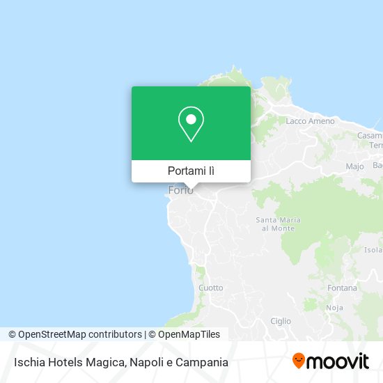 Mappa Ischia Hotels Magica